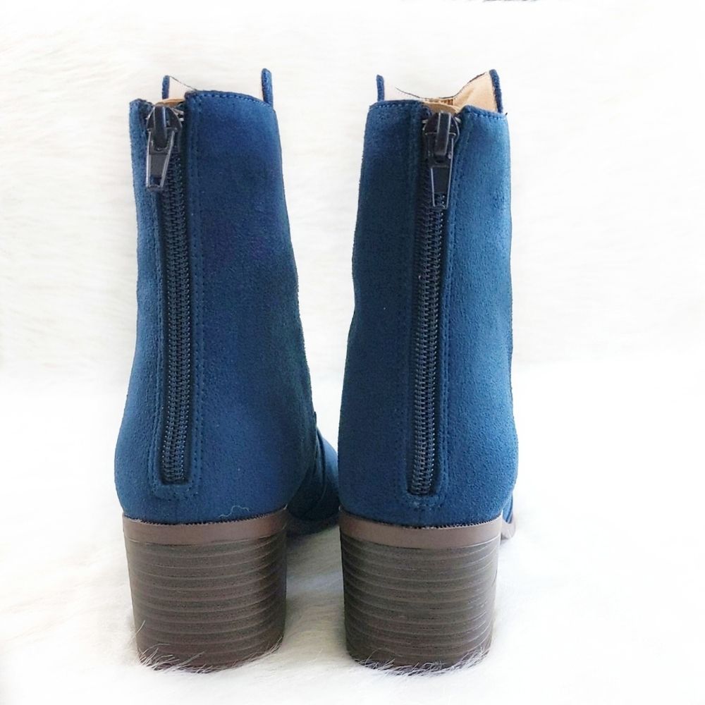 Journee Collection Cyan ankle booties sz 7.5 - Picture 5 of 8